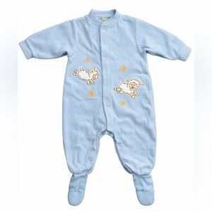 Embroidery Footed Pajamas 3M Cozy Retro ✨
